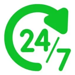 24/7 service